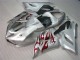 Discount 2005-2006 Silver Red Flames Kawasaki ZX6R Motorcycle Fairings Canada Discount 2005-2006 Silver Red Flames Kawasaki ZX6R Motorcycle Fairings Canada