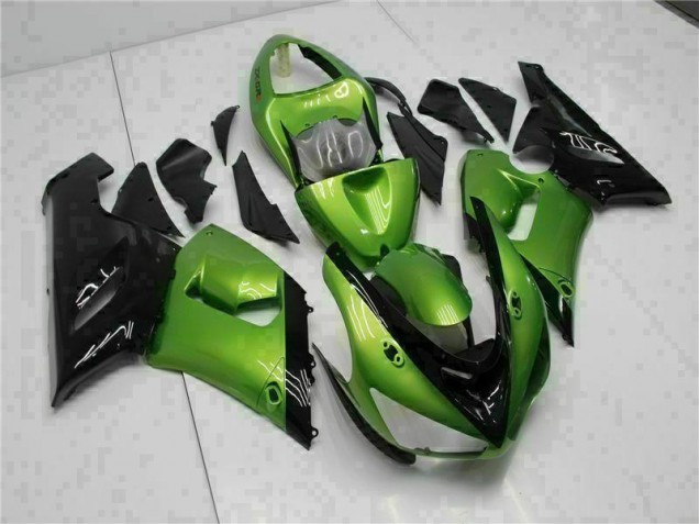 Discount 2005-2006 Green Kawasaki ZX6R Motorcycle Bodywork Canada Discount 2005-2006 Green Kawasaki ZX6R Motorcycle Bodywork Canada