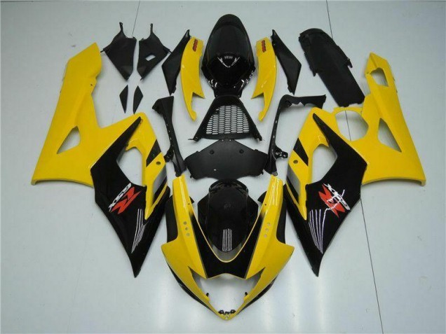 Discount 2005-2006 Yellow Suzuki GSXR 1000 Replacement Fairings Canada