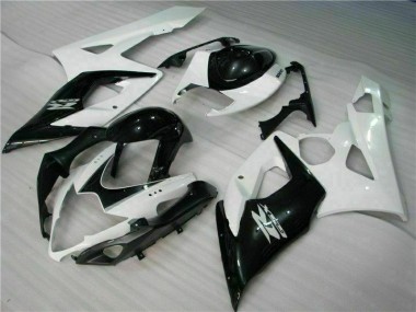 Discount 2005-2006 Suzuki GSXR 1000 Motorcycle Fairings MF1788 - White Black Canada