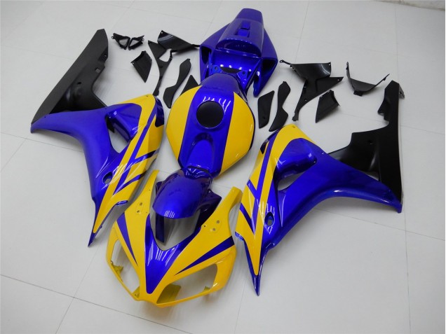 Discount 2006-2007 Yellow Blue Honda CBR1000RR Replacement Motorcycle Fairings Canada Discount 2006-2007 Yellow Blue Honda CBR1000RR Replacement Motorcycle Fairings Canada