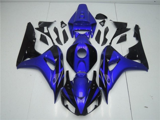 Discount 2006-2007 Blue Black Honda CBR1000RR Moto Fairings Canada Discount 2006-2007 Blue Black Honda CBR1000RR Moto Fairings Canada