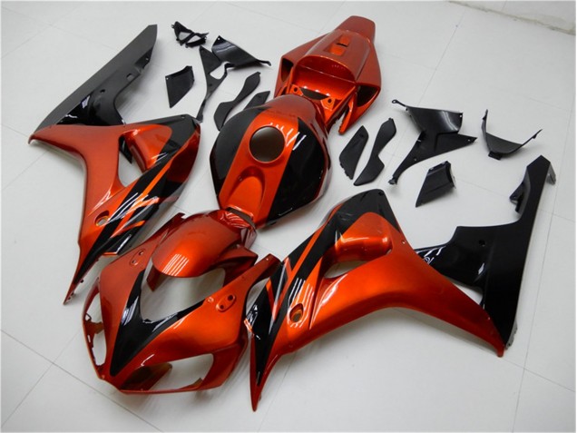Discount 2006-2007 Orange Black Honda CBR1000RR Motorcycle Fairings Kit Canada Discount 2006-2007 Orange Black Honda CBR1000RR Motorcycle Fairings Kit Canada