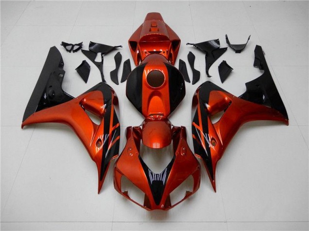 Discount 2006-2007 Orange Black Honda CBR1000RR Motorcycle Fairings Kit Canada Discount 2006-2007 Orange Black Honda CBR1000RR Motorcycle Fairings Kit Canada