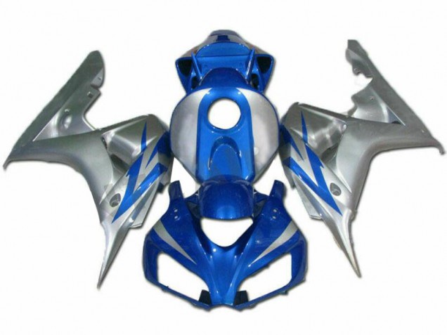 Discount 2006-2007 Blue Silver Honda CBR1000RR Motorcycle Fairings Kits Canada Discount 2006-2007 Blue Silver Honda CBR1000RR Motorcycle Fairings Kits Canada
