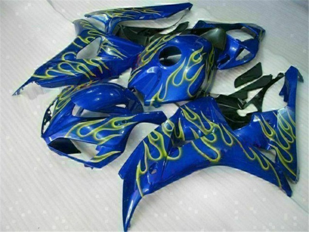 Discount 2006-2007 Yellow Flame Blue Honda CBR1000RR Replacement Fairings Canada Discount 2006-2007 Yellow Flame Blue Honda CBR1000RR Replacement Fairings Canada