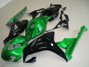 Discount 2006-2007 Black Green Honda CBR1000RR Motorcycle Fairing Kits Canada