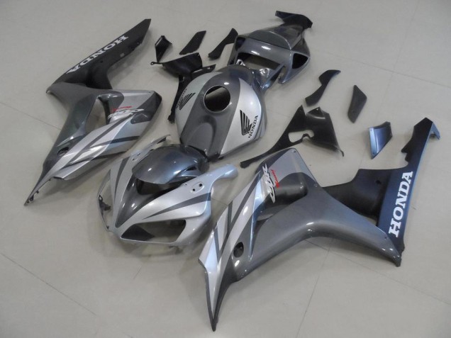 Discount 2006-2007 Grey Silver and Matte Black Honda CBR1000RR Motor Fairings Canada Discount 2006-2007 Grey Silver and Matte Black Honda CBR1000RR Motor Fairings Canada