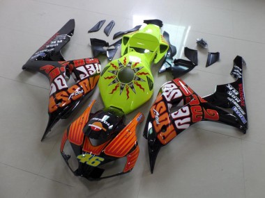 Discount 2006-2007 Fluro Rossi Honda CBR1000RR Bike Fairings Canada