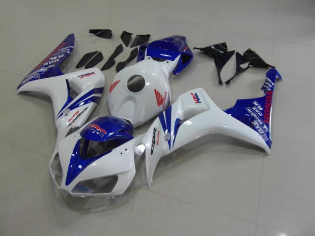 Discount 2006-2007 Pearl White Blue Honda CBR1000RR Motorcycle Fairings Kits Canada Discount 2006-2007 Pearl White Blue Honda CBR1000RR Motorcycle Fairings Kits Canada