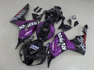 Discount 2006-2007 Purple Repsol Honda CBR1000RR Motorcycle Fairings Canada