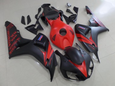 Discount 2006-2007 Red and Matte Black Honda CBR1000RR Motor Fairings Canada