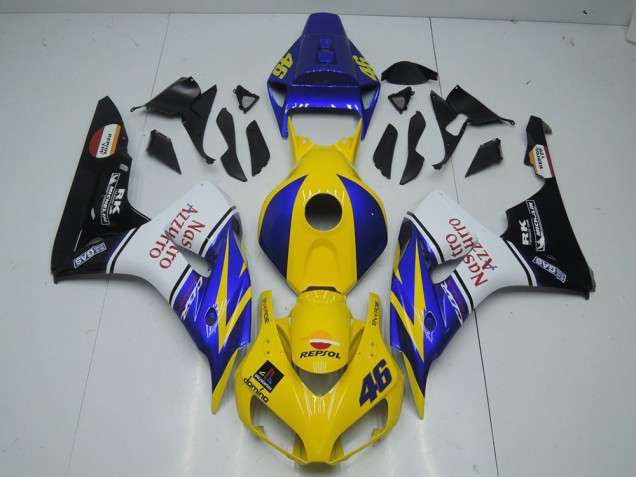 Discount 2006-2007 Yellow Nastro Honda CBR1000RR Motorcycle Fairings Kit Canada Discount 2006-2007 Yellow Nastro Honda CBR1000RR Motorcycle Fairings Kit Canada