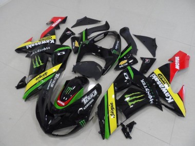 Discount 2006-2007 Black Yellow Monster Kawasaki ZX10R Motorcycle Replacement Fairings Canada