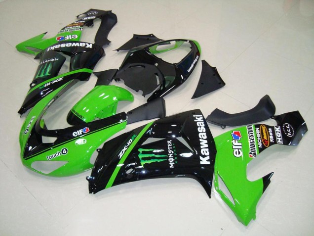 Discount 2006-2007 Green Monster Kawasaki ZX10R Bike Fairings Canada Discount 2006-2007 Green Monster Kawasaki ZX10R Bike Fairings Canada