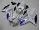 Discount 2006-2007 White Blue Suzuki GSXR 600/750 Motorcycle Fairings Canada Discount 2006-2007 White Blue Suzuki GSXR 600/750 Motorcycle Fairings Canada