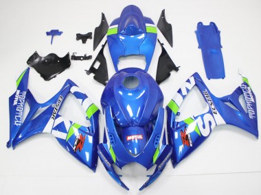 Discount 2006-2007 Blue White Suzuki GSXR 600/750 Motorcycle Fairings Canada