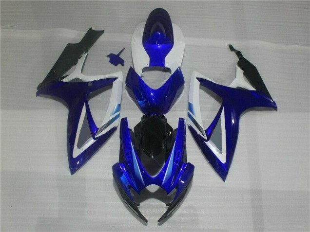 Discount 2006-2007 Blue White Suzuki GSXR 600/750 Bike Fairing Canada Discount 2006-2007 Blue White Suzuki GSXR 600/750 Bike Fairing Canada