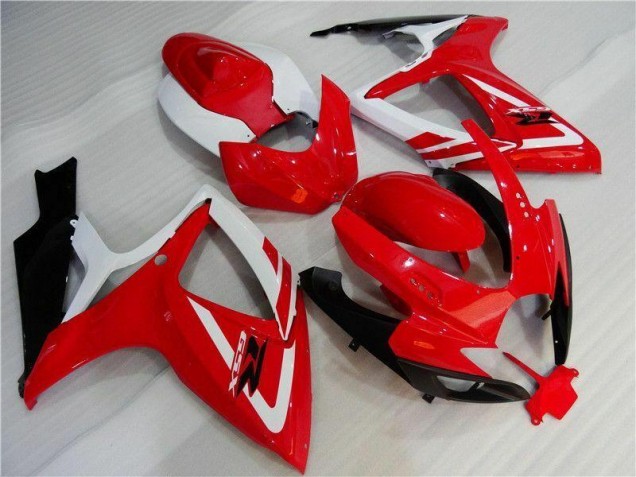 Discount 2006-2007 Red White Suzuki GSXR 600/750 Motorbike Fairing Canada Discount 2006-2007 Red White Suzuki GSXR 600/750 Motorbike Fairing Canada