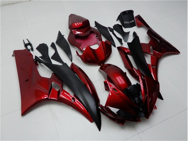 Discount 2006-2007 Red Black Yamaha YZF R6 Bike Fairings Canada