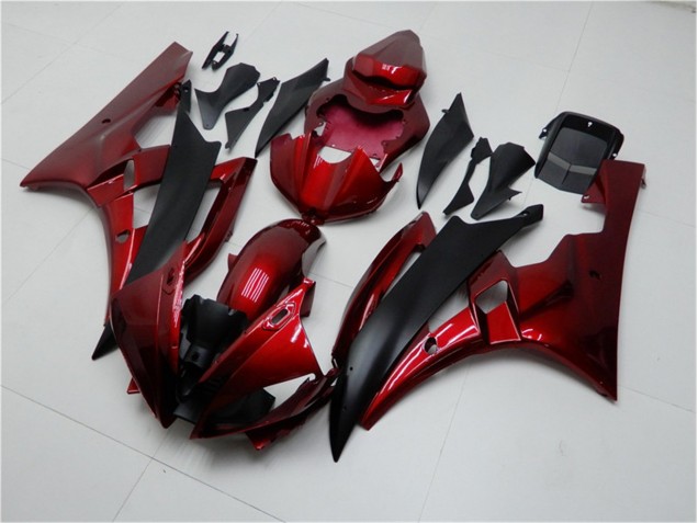 Discount 2006-2007 Red Black Yamaha YZF R6 Bike Fairings Canada