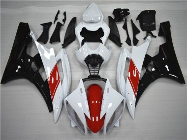 Discount 2006-2007 Red White Black Yamaha YZF R6 Moto Fairings Canada