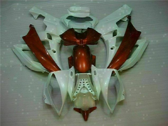 Discount 2006-2007 White Brown Yamaha YZF R6 Motorcycle Fairings Canada Discount 2006-2007 White Brown Yamaha YZF R6 Motorcycle Fairings Canada