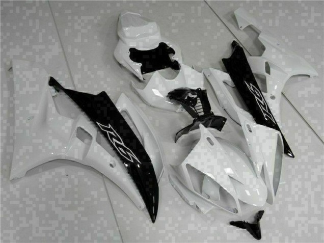Discount 2006-2007 White Black Yamaha YZF R6 Bike Fairings Canada Discount 2006-2007 White Black Yamaha YZF R6 Bike Fairings Canada