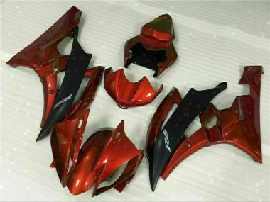 Discount 2006-2007 Red Yamaha YZF R6 Replacement Motorcycle Fairings Canada