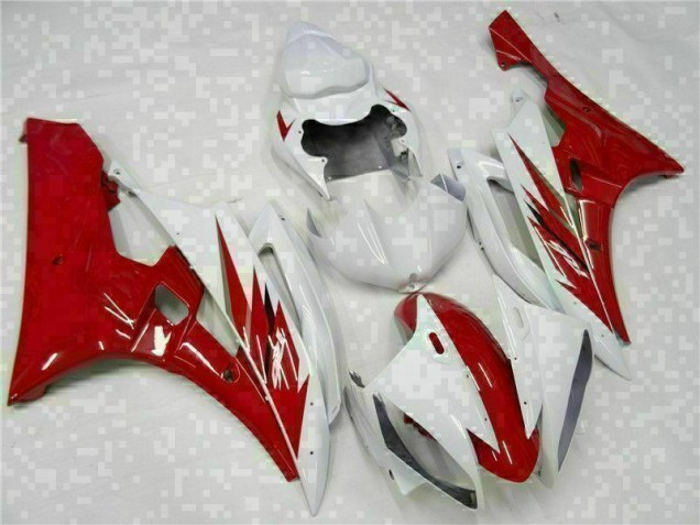 Discount 2006-2007 Red White Yamaha YZF R6 Motorcycle Bodywork Canada Discount 2006-2007 Red White Yamaha YZF R6 Motorcycle Bodywork Canada