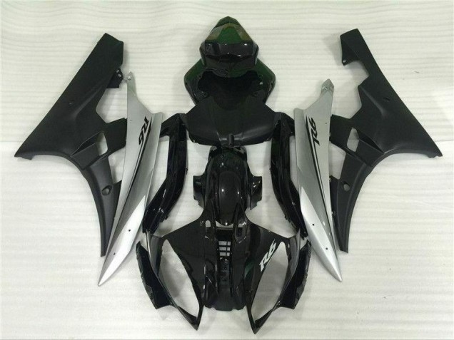 Discount 2006-2007 Silver Black Yamaha YZF R6 Motorbike Fairing Canada Discount 2006-2007 Silver Black Yamaha YZF R6 Motorbike Fairing Canada