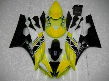 Discount 2006-2007 Yellow Black Yamaha YZF R6 Motorcycle Fairing Kit Canada