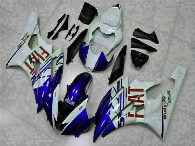 Discount 2006-2007 White Blue Yamaha YZF R6 Bike Fairings & Bodywork Canada Discount 2006-2007 White Blue Yamaha YZF R6 Bike Fairings & Bodywork Canada