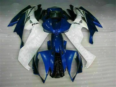 Discount 2006-2007 White Blue Yamaha YZF R6 Bike Fairings Canada