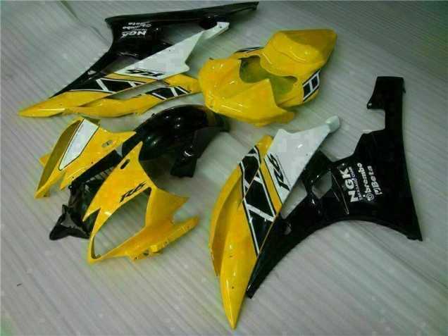 Discount 2006-2007 Yellow Black Yamaha YZF R6 Motorbike Fairing Canada Discount 2006-2007 Yellow Black Yamaha YZF R6 Motorbike Fairing Canada