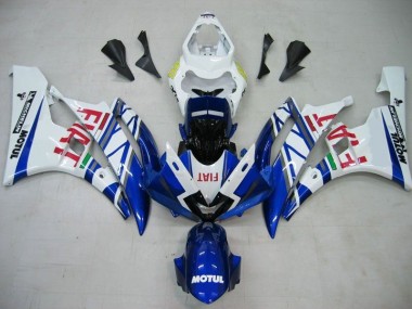 Discount 2006-2007 Blue White Motul Red Fiat Yamaha YZF R6 Motorcycle Fairings Kits Canada