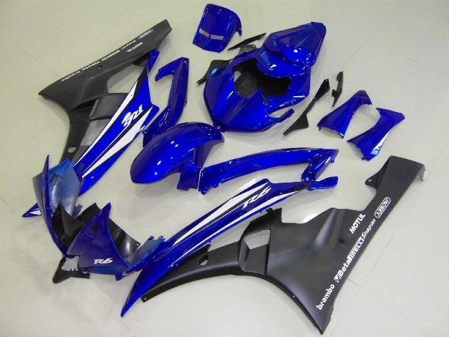 Discount 2006-2007 Blue Black Yamaha YZF R6 Motorcycle Fairings Canada Discount 2006-2007 Blue Black Yamaha YZF R6 Motorcycle Fairings Canada