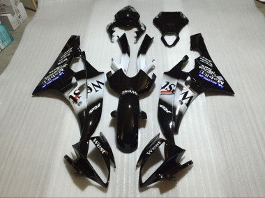 Discount 2006-2007 Glossy Black Yamaha YZF R6 Bike Fairing Canada
