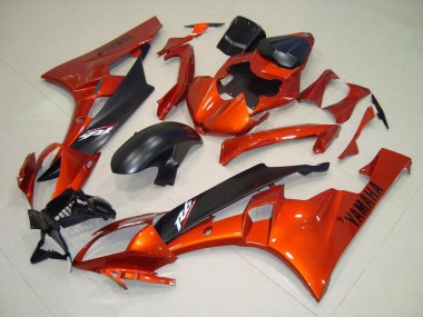 Discount 2006-2007 Orange Matte Black Yamaha YZF R6 Motorcycle Replacement Fairings Canada