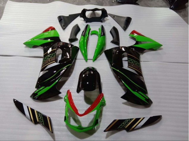 Discount 2006-2008 Green Black Kawasaki EX650 Bike Fairings Canada Discount 2006-2008 Green Black Kawasaki EX650 Bike Fairings Canada