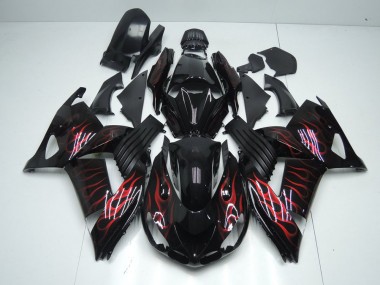 Discount 2006-2011 Red Flame Kawasaki ZX14R ZZR1400 Motorcycle Bodywork Canada