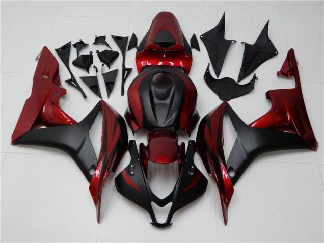 Discount 2007-2008 Red Black Honda CBR600RR Bike Fairing Canada