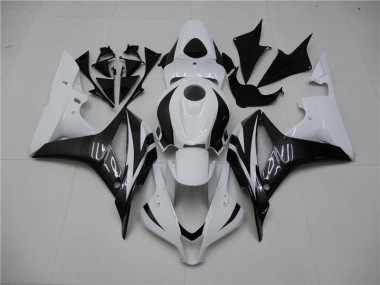 Discount 2007-2008 Honda CBR600RR Motorcycle Fairings MF0245 - White Black Canada
