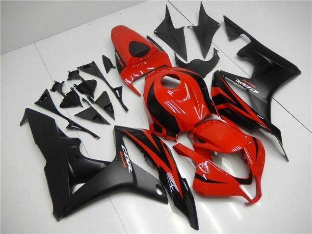 Discount 2007-2008 Black Red Honda CBR600RR Motor Bike Fairings Canada Discount 2007-2008 Black Red Honda CBR600RR Motor Bike Fairings Canada