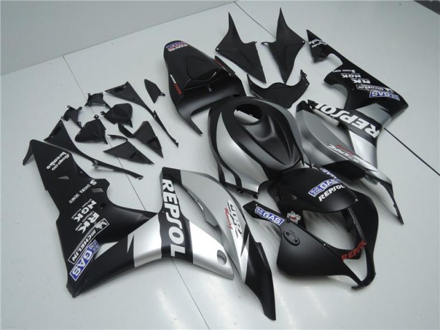 Discount 2007-2008 Silver Repsol Black Honda CBR600RR Bike Fairings Canada Discount 2007-2008 Silver Repsol Black Honda CBR600RR Bike Fairings Canada