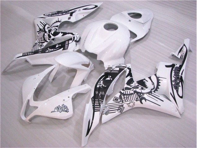 Discount 2007-2008 Black White Honda CBR600RR Replacement Motorcycle Fairings Canada Discount 2007-2008 Black White Honda CBR600RR Replacement Motorcycle Fairings Canada