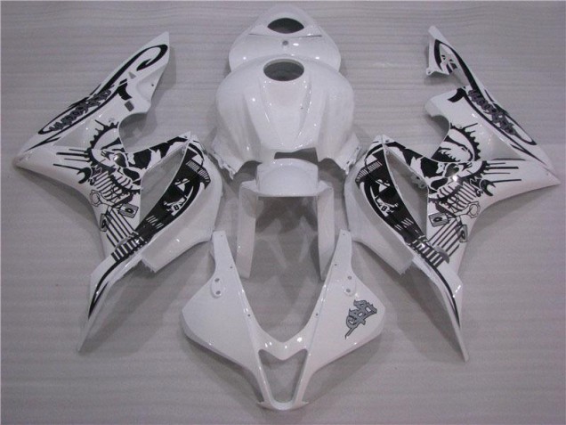 Discount 2007-2008 Black White Honda CBR600RR Replacement Motorcycle Fairings Canada Discount 2007-2008 Black White Honda CBR600RR Replacement Motorcycle Fairings Canada