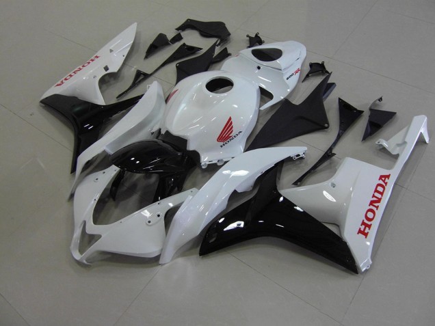 Discount 2007-2008 Pearl White Black Honda CBR600RR Bike Fairings Canada Discount 2007-2008 Pearl White Black Honda CBR600RR Bike Fairings Canada