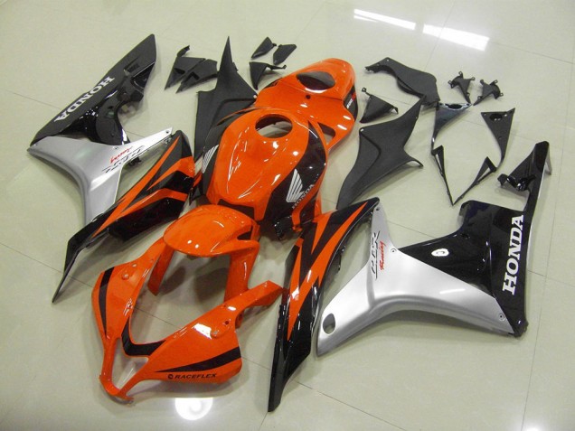 Discount 2007-2008 Orange Silver Black Honda CBR600RR Moto Fairings Canada Discount 2007-2008 Orange Silver Black Honda CBR600RR Moto Fairings Canada