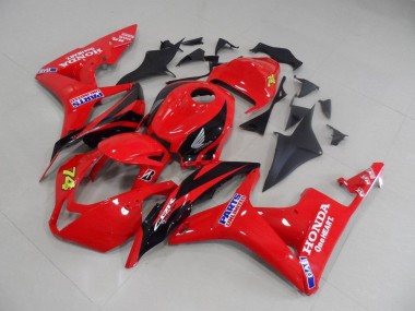 Discount 2007-2008 Red Black Race Honda CBR600RR Replacement Fairings Canada